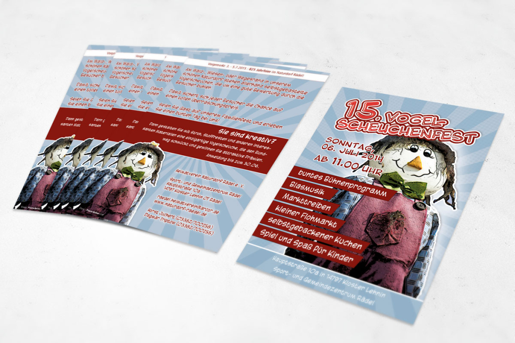 Naturdorf Rädel – Flyer