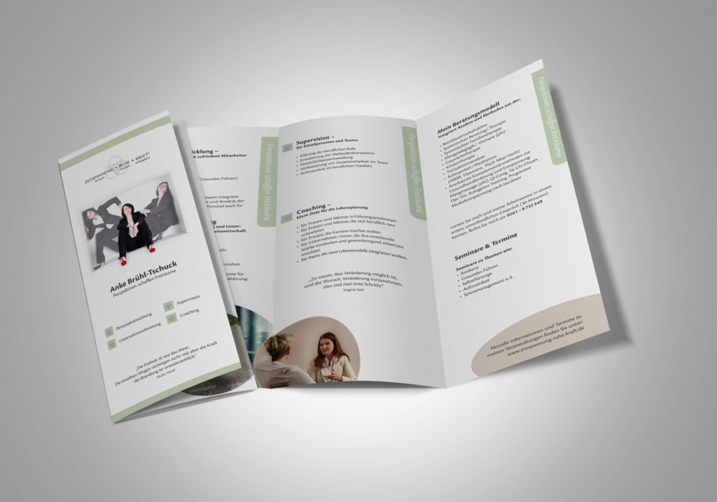 Systemisches Institut für Stress- und Gesundheitsmanagement (Falzflyer)