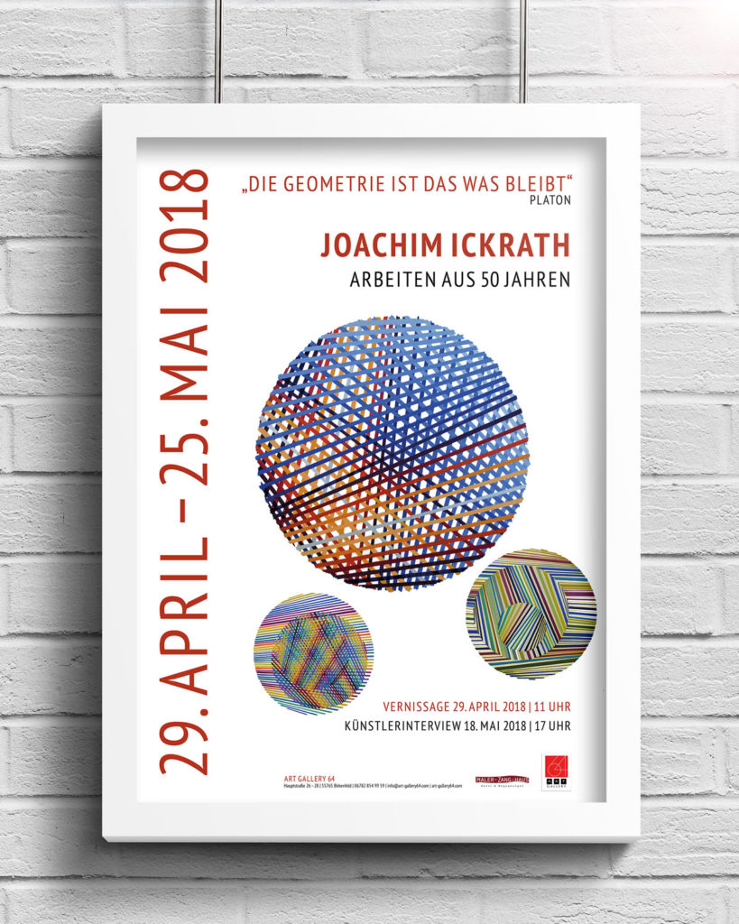 Ausstellung „Die Geometrie ist das was bleibt“ (AG64)