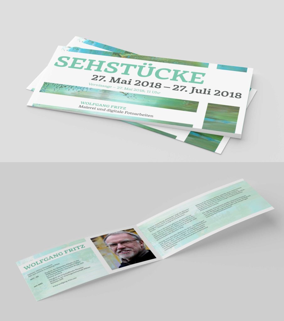 Ausstellung „Sehstücke“ (Flyer AG64)