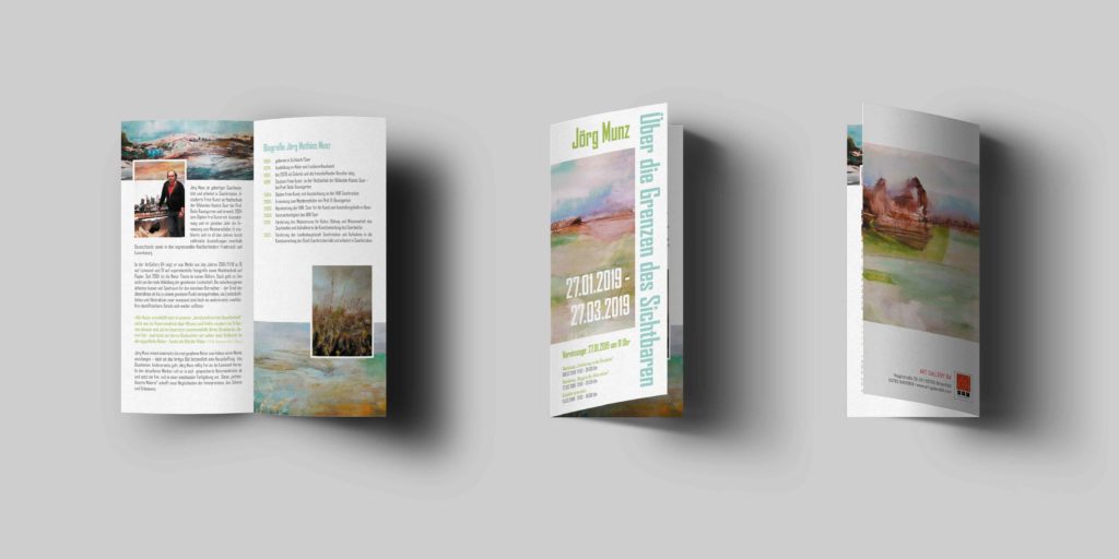 Ausstellung „Über die Grenzen des Sichtbaren“ (Flyer AG64)