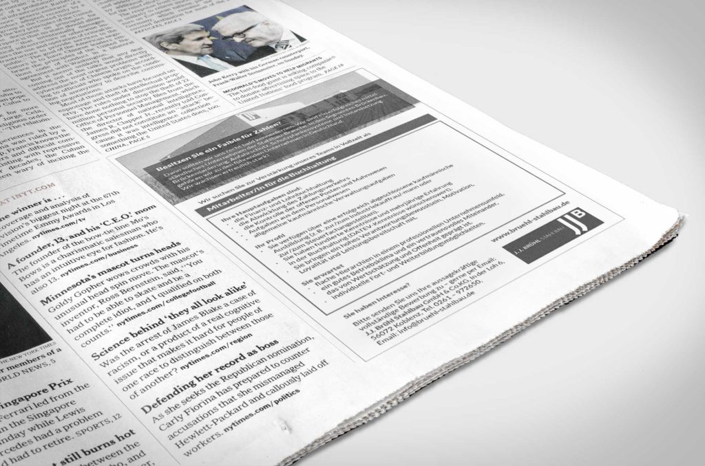 J.J. Brühl Stahlbau (Anzeige)