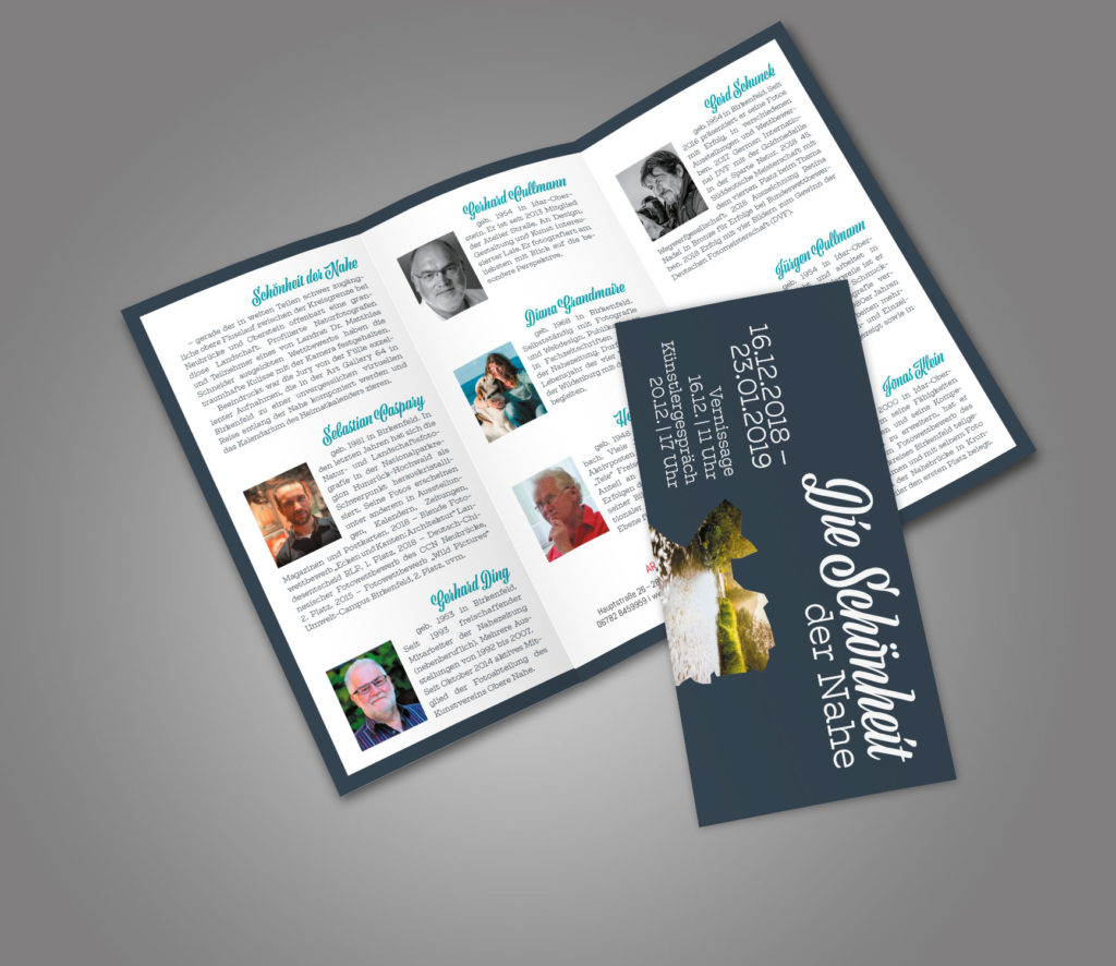 Ausstellung „Die Schönheit der Nahe“ (Flyer AG64)