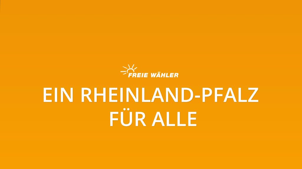Wahlwerbespot zur Landtagswahl 2021 – FREIE WÄHLER RLP